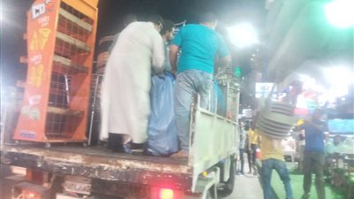 حملة مكبرة علي كورنيش مطروح والتتحفظ علي اشغالات الطريق