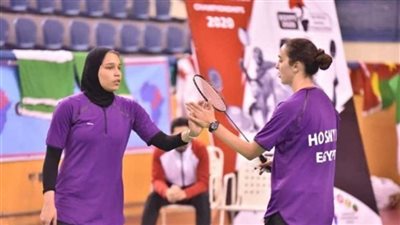 خسارة هادية حسني وضحى هاني من ثنائي كندا في منافسات الريشة الطائرة بالأولمبياد