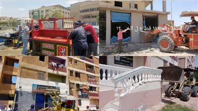 جهاز العاشر من رمضان يتصدى للمخالفات والعشوائيات ويهيب بقاطنى المدينة الحفاظ على مظهرها الحضارى