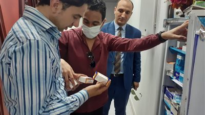 غلق وتشميع معامل تحاليل وعيادة ببنى سويف