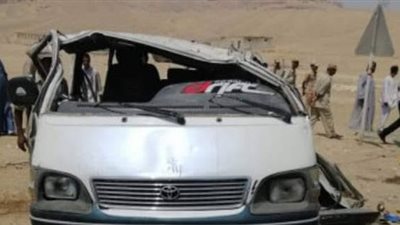 بالاسماء اصابه 17 شخص فى انقلاب ميكروباص بطريق الشيخ فضل راس غارب