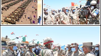 بالفيديو.. الفريق محمد فريد يشهد إجراءات تفتيش الحرب لإحدى وحدات المنطقة الجنوبية