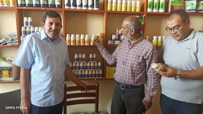 حملة تفتيشية على محلات المبيدات الزراعية في الإسماعيلية ..صور