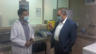 مدير التأمين الصحى يتفقد سكن الاطباء وقاعة التدريب التى يتم تجهيزها بمستشفى المبرة بالزقازيق
