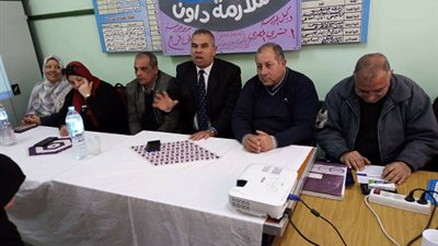مستقبل وطن شارك إحتفال اليوم العالمي لمتلازمة داون بمدرسة التربية الفكرية بمطوبس