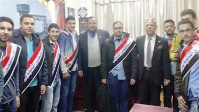 طلبة ثانوية مطوبس شاركت مدرسة التربية الفكرية في يوم متلازمة داون