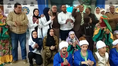 غزالة الاعدادية تحصد المركز الاول على ادارة شرق الزقازيق فى المسرح المنهجى