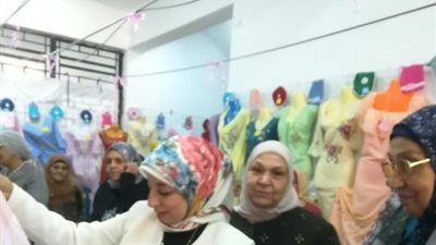 وكيل وزارة التضامن اسيوط تفتتح معرض الاسر المنتجة بالجمعية النسائية