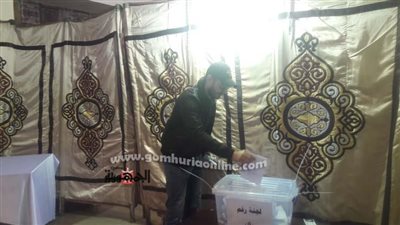 احمد زاهر يدلى بصوته فى انتخابات الممثلين .. صور