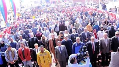 بحضور 10 الاف مواطن .. مستقبل وطن يحتفل بأول عيد لمدينة صان الحجر.. صور وفيديو