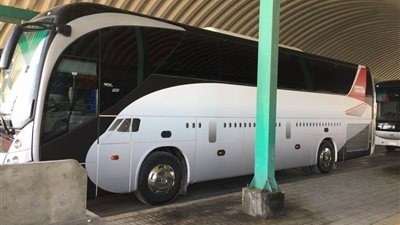 لأول مرة انطلاق مشروع النقل الجماعي بمطار برج العرب الدولي