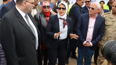 وزيرة الصحة توجه بسرعة الانتهاء من اعمال تطوير مستشفي بورسعيد العام