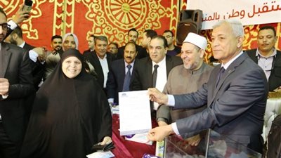 رحلات عمرة مجانيه للأمهات المثاليات فى احتفال مستقبل وطن بالمنوفية