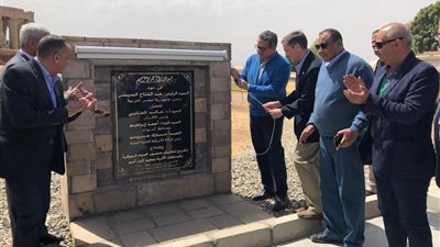 العنانى يفتتح مشروع المياه الجوفية بمعبد كوم أمبو بتكلفه 9 ملايين دولار