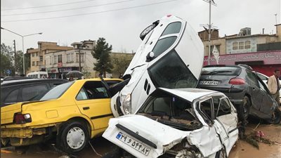 ارتفاع عدد ضحايا سيول ايران والقوات المسلحة تتدخل (فيديو وصور)