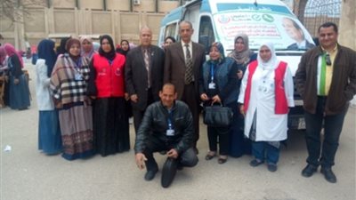 مديرالتأمين الصحى يتابع مبادرة 100مليون صحة بمدارس العاشر
