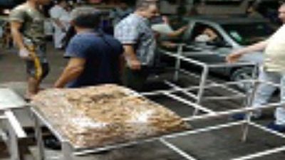 رفع كفاءة الاضاءة وازالة الاشغالات بالجمرك