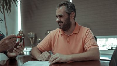 اول تعليق من اوجستى عقب توقيع العقود لتدريب رجال سلة الاهلى