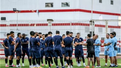 مران الزمالك.. تخفيف الحمل البدني للاعبين قبل مواجهة الإنتاج