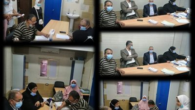 مدير التأمين الصحى يقود اختبارات قبول الطالبات للالتحاق بمدرسة تمريض مستشفى المبرة بالزقازيق