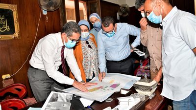 محافظ الغربية يجتمع بوفد مجلس الوزراء لمتابعة حياة كريمة