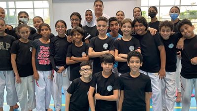 اجراء الاختبارات لموهوبي القاهرة المنضمين لمشروع الموهبة والبطل الأوليمبي بمركز التنمية الشبابية بالجزيرة