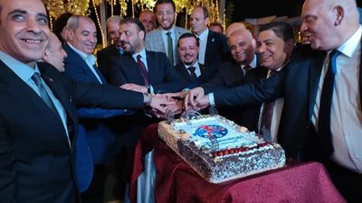 أحتفالية لمستقبل وطن بالغربية لإجراء القرعه النهائيه لدورى الحزب لكرة القدم-صور