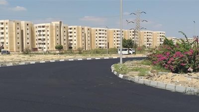 الانتهاء من رصف شوارع مستقبل الاسماعيلية