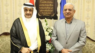 صقر يستقبل القنصل العام للمملكة العربية السعودية بالسويس