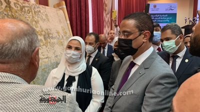 المحطة الثالثة لجولة وزيرة التضامن الإجتماعى .. بمحافظة الفيوم