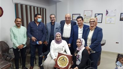 مستقبل وطن بالشرقية يكرم بطلى بارلمبياد طوكيو بمقر النائبة هند حازم