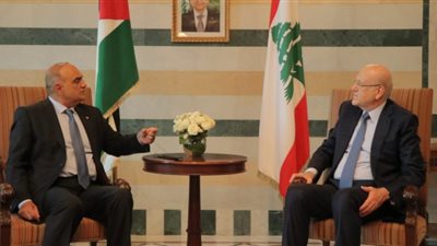 رئيس الوزراء الأردنى يلتقى رئيس الحكومة اللبنانى