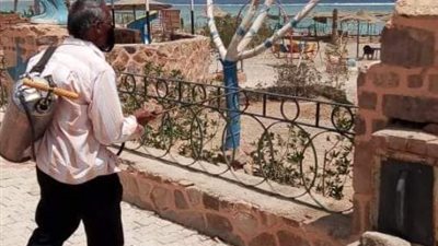 لمواجهة فيروس كورونا تطهير المقاصد السياحية فى القصير.. بالصور