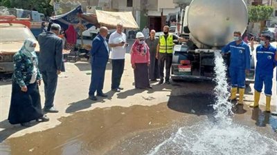 مناورة لسحب مياه الأمطار فى مدينتى ببا وناصر.. بالصور