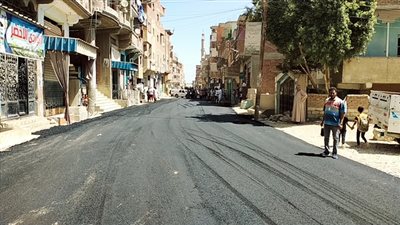 الإنتهاء من صب سقف الكوبرى المحوري وتمهيد طبقة الأساس بالطريق الدائري.. بابشواى