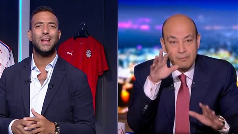 عمرو أديب وأحمد حسام