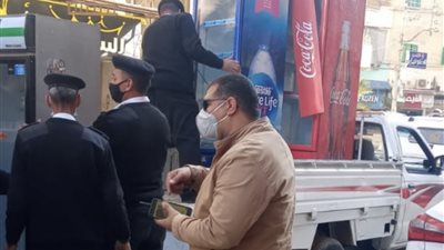 حملات مكبرة لأزالة الاشغالات والاعلانات المخالفة لاعادة الوجة الجمالى لمدينة طنطا -صور