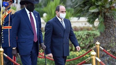المتحدث الرئاسي ينشر صورًا لاستقبال ومباحثات الرئيس السيسي وسيلفا كير بالاتحادية