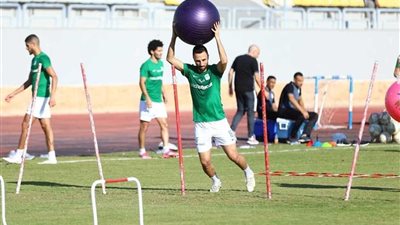 المصرى يستأنف تدريباته إستعداداً لمواجهة سلطات الموارد المائية الأوغندي بالكونفيدرالية