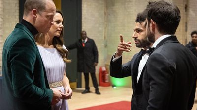 محمد صلاح يوجه رسالة الى الأمير ويليام عقب حضوره 