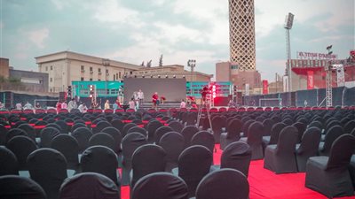 تجهيزات مكثفة قبل انطلاق المؤتمر العام لرئيس الأهلي