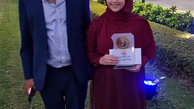 شيماء زكريا بنت منفلوط تحصل علي المركز الاول في مسابقة حفظ القرآن الكريم بحزب حماة الوطن
