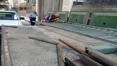محافظة الجيزة تنفذ أعمال صيانة لكوبري الساحل ومحور صفط اللبن