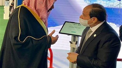 قمة جلاسجو ... الرئيس السيسي يلتقي رئيس مجلس الوزراء الكويتى
