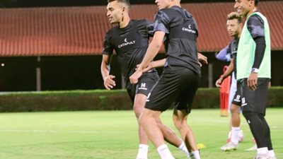 مران الزمالك.. تألق شيكا وأوباما وحفني والجزيري في التقسيمة