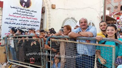 وسط إجراءات أمنية مشددة الأقباط يحتفلون بـ«مارجرجس» بالرزيقات غرب الأقصر