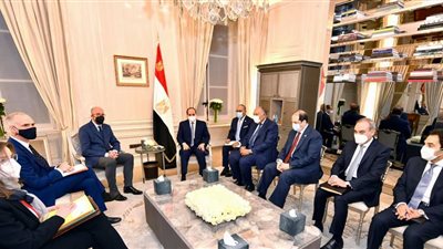 الرئيس السيسي يلتقي رئيس المجلس الأوربي