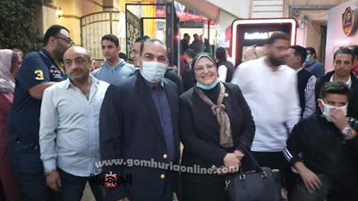 هناء سرور تدلى بصوتها في انتخابات مجلس إدارة نادى جمهورية شبين بالمنوفية