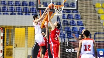 الاهلى يفوز على الجزيرة بنصف نهائى دورى السلة