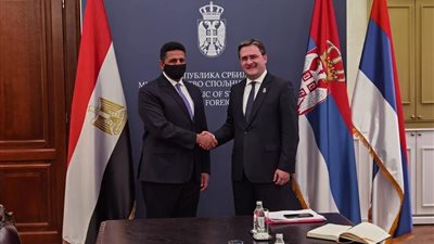 سفير مصر في بلجراد يلتقي وزير خارجية صربيا